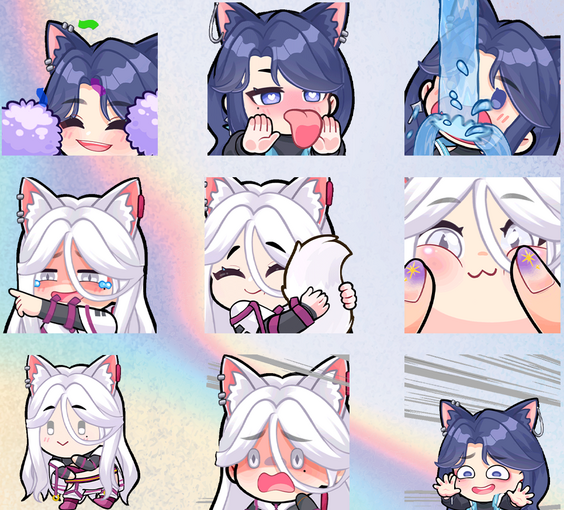 animated emotes Eighty Eight Design