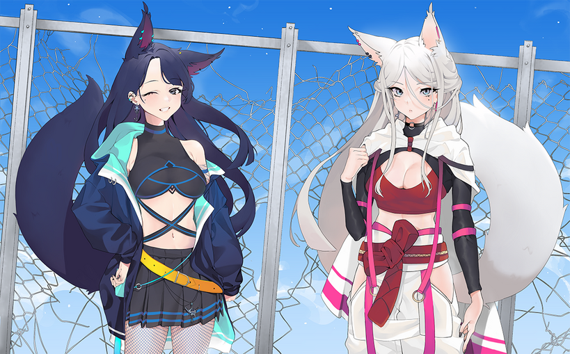 stream starting screen artist: elena animator: Rinku